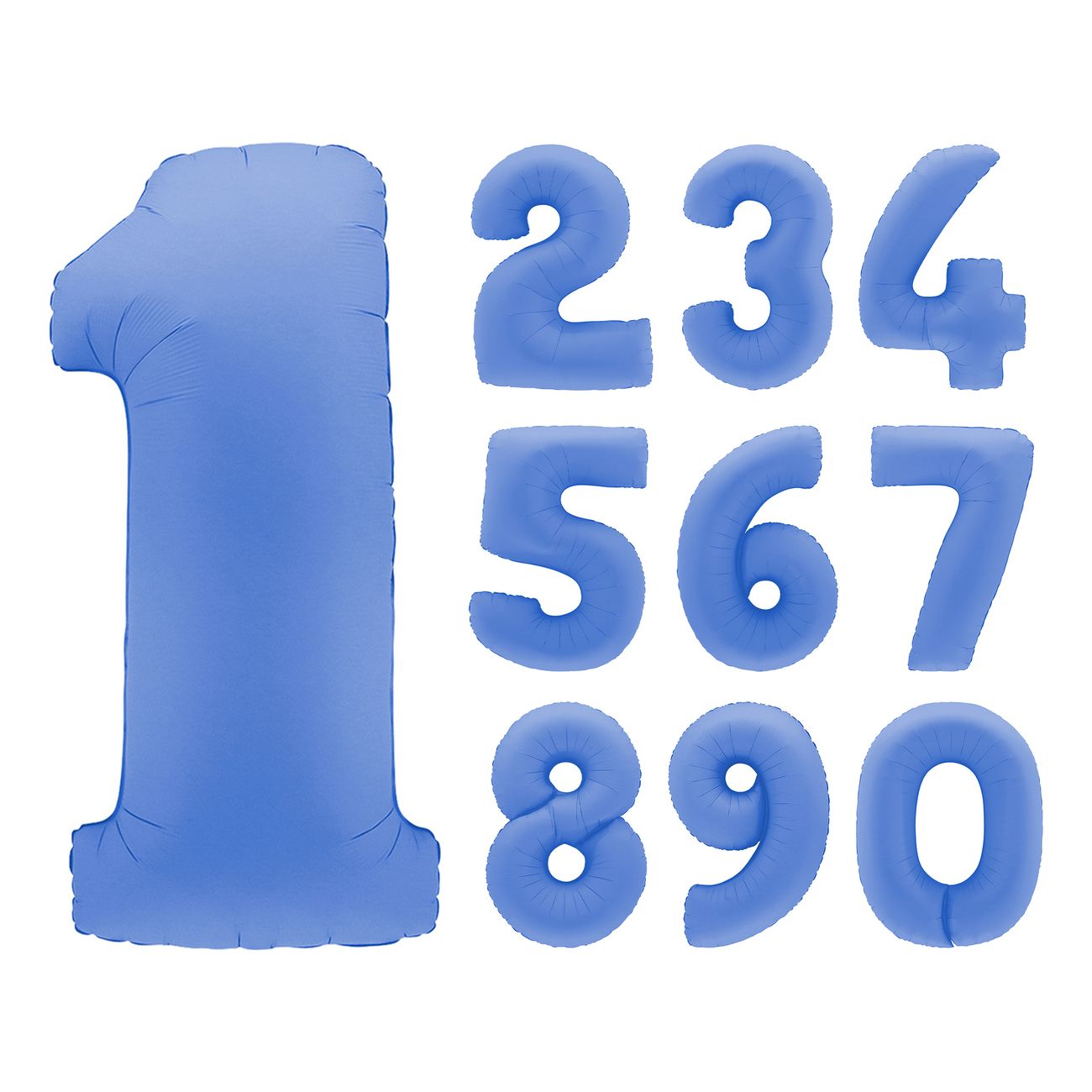 Sifferballong Lotus Blue