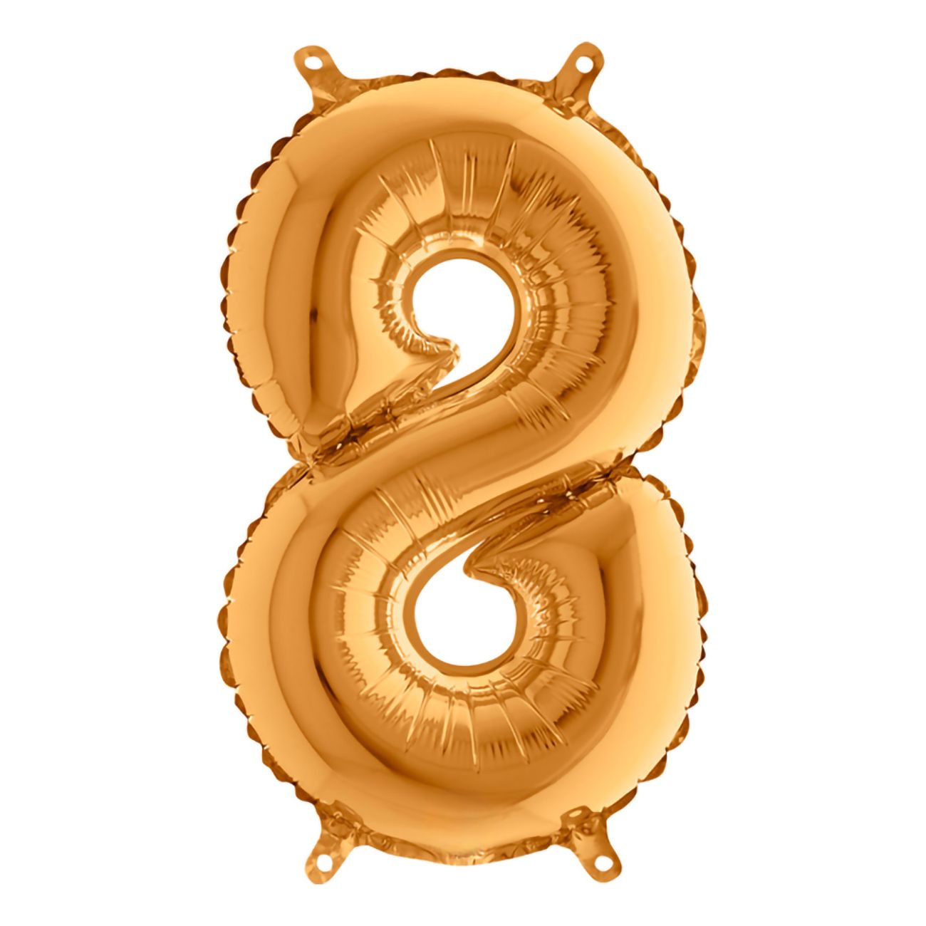 Numeroilmapallo Mini Kultainen Metallic