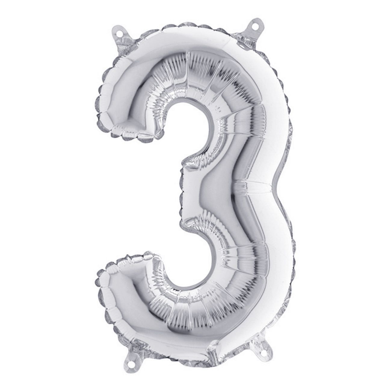 Numeroilmapallot Mini Hopea Metallic