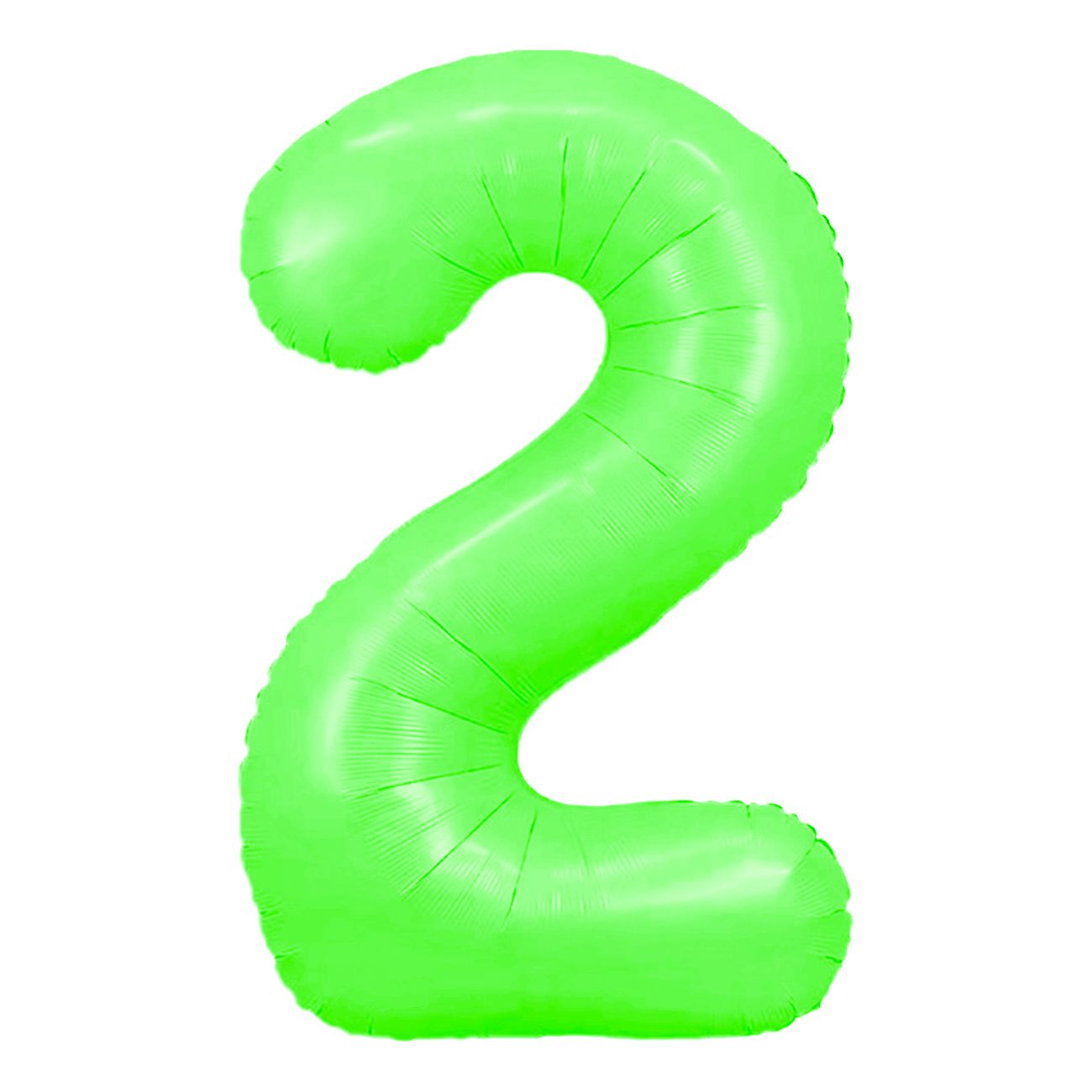 Sifferballong Neongrön