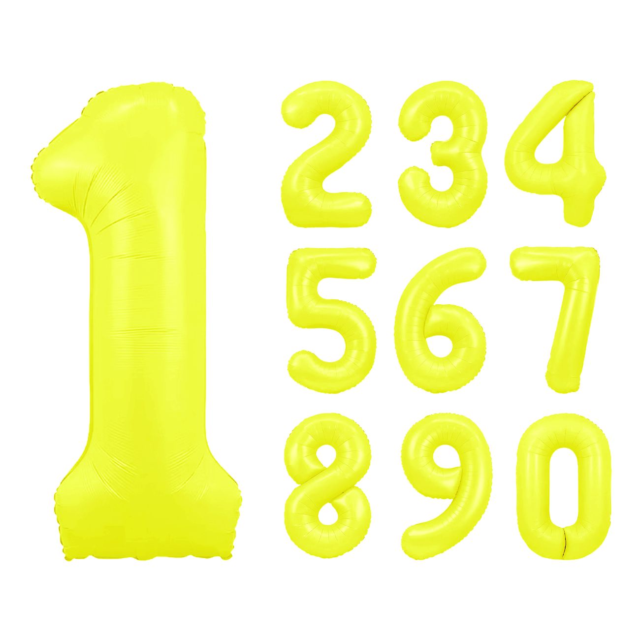 Sifferballong Neongul