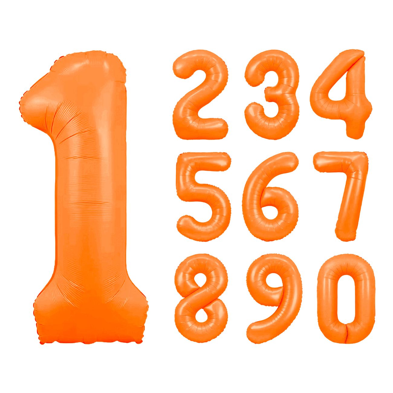 Sifferballong Neonorange