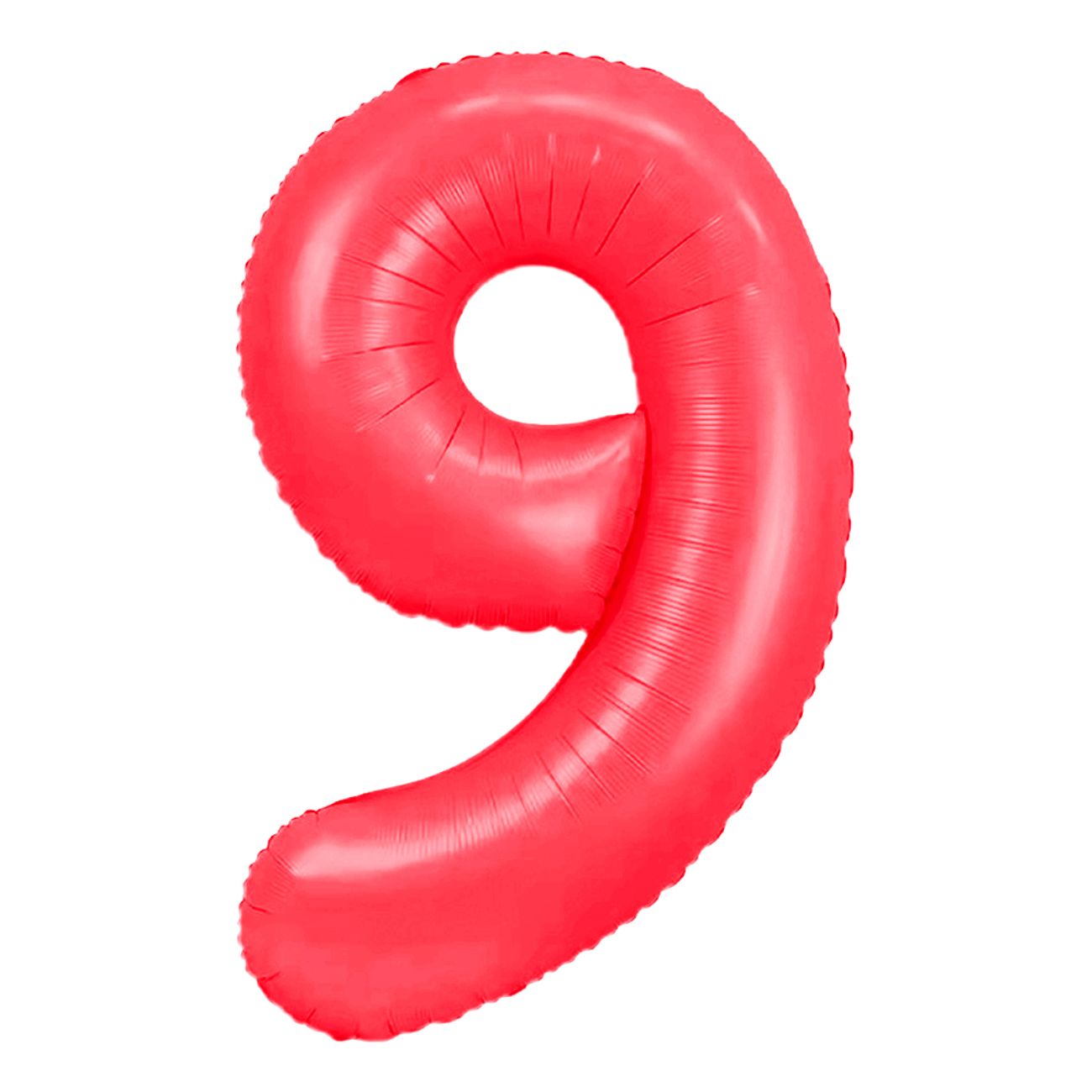 Sifferballong Neonröd