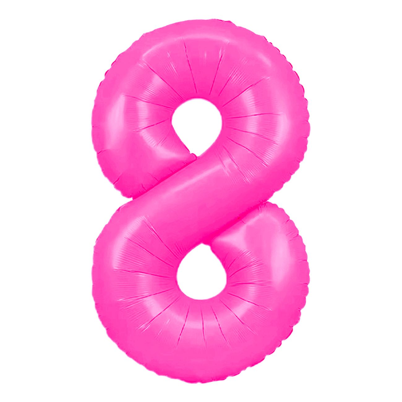 Sifferballong Neonrosa