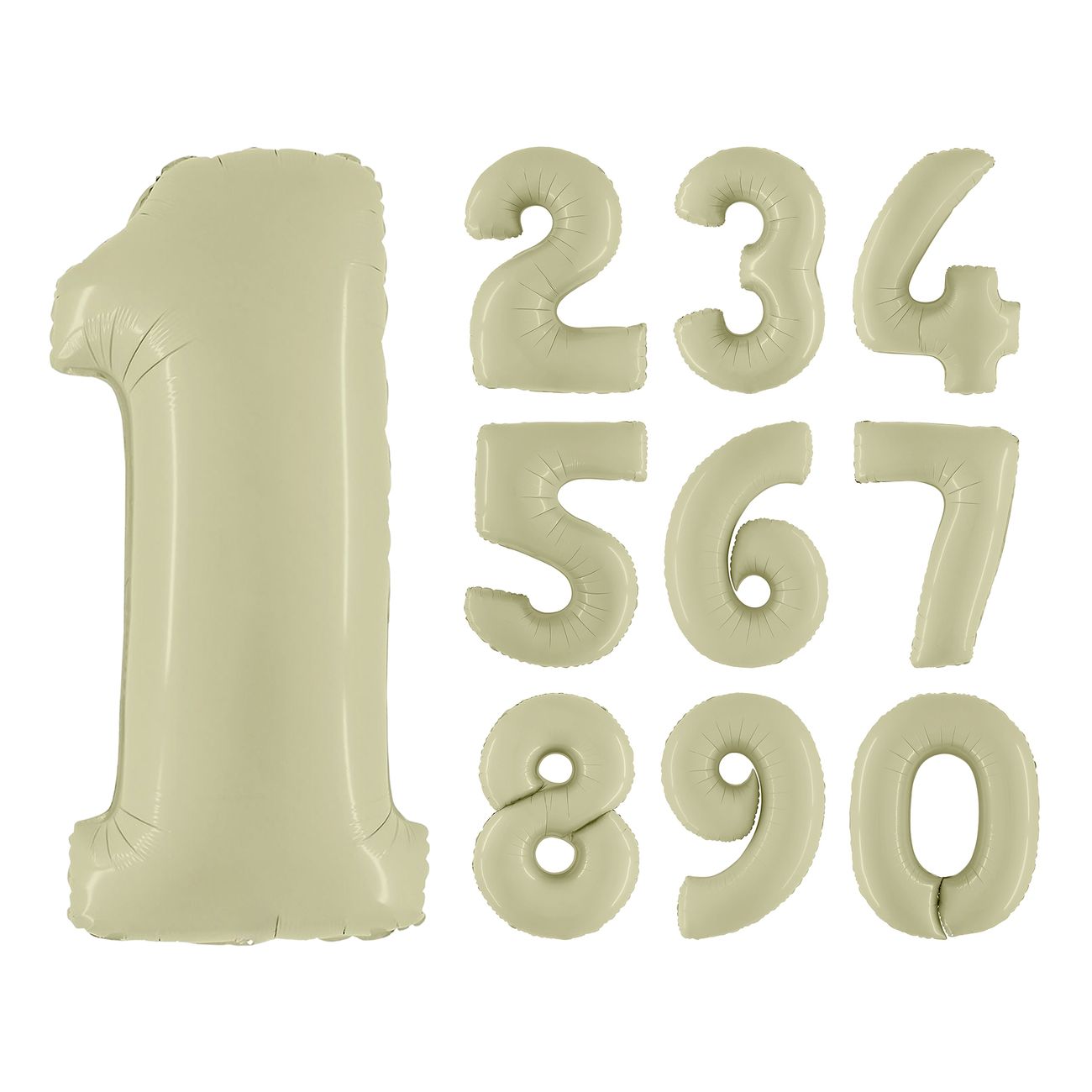 Talballon Satin Olive Green