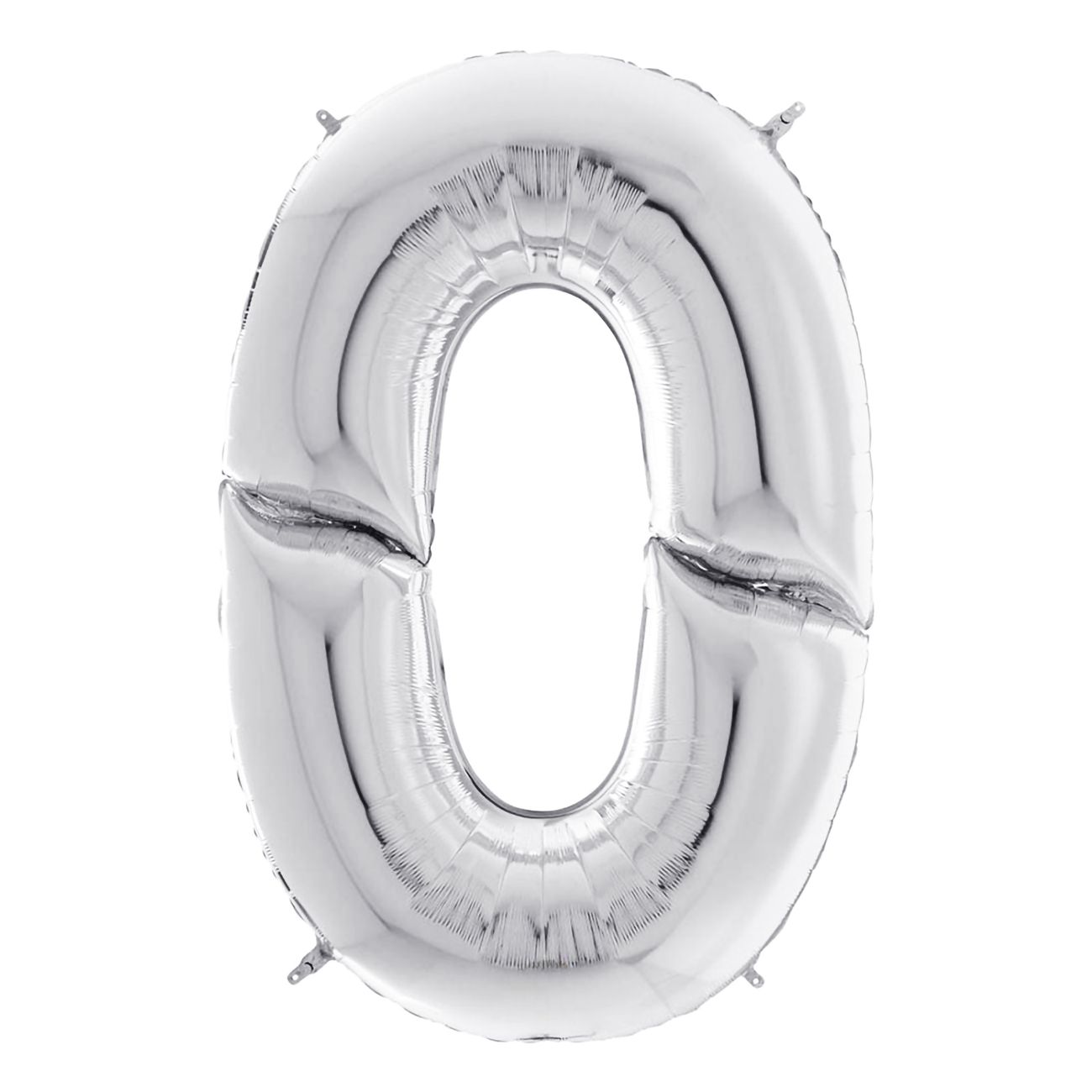Talballon Sølv Gigantisk