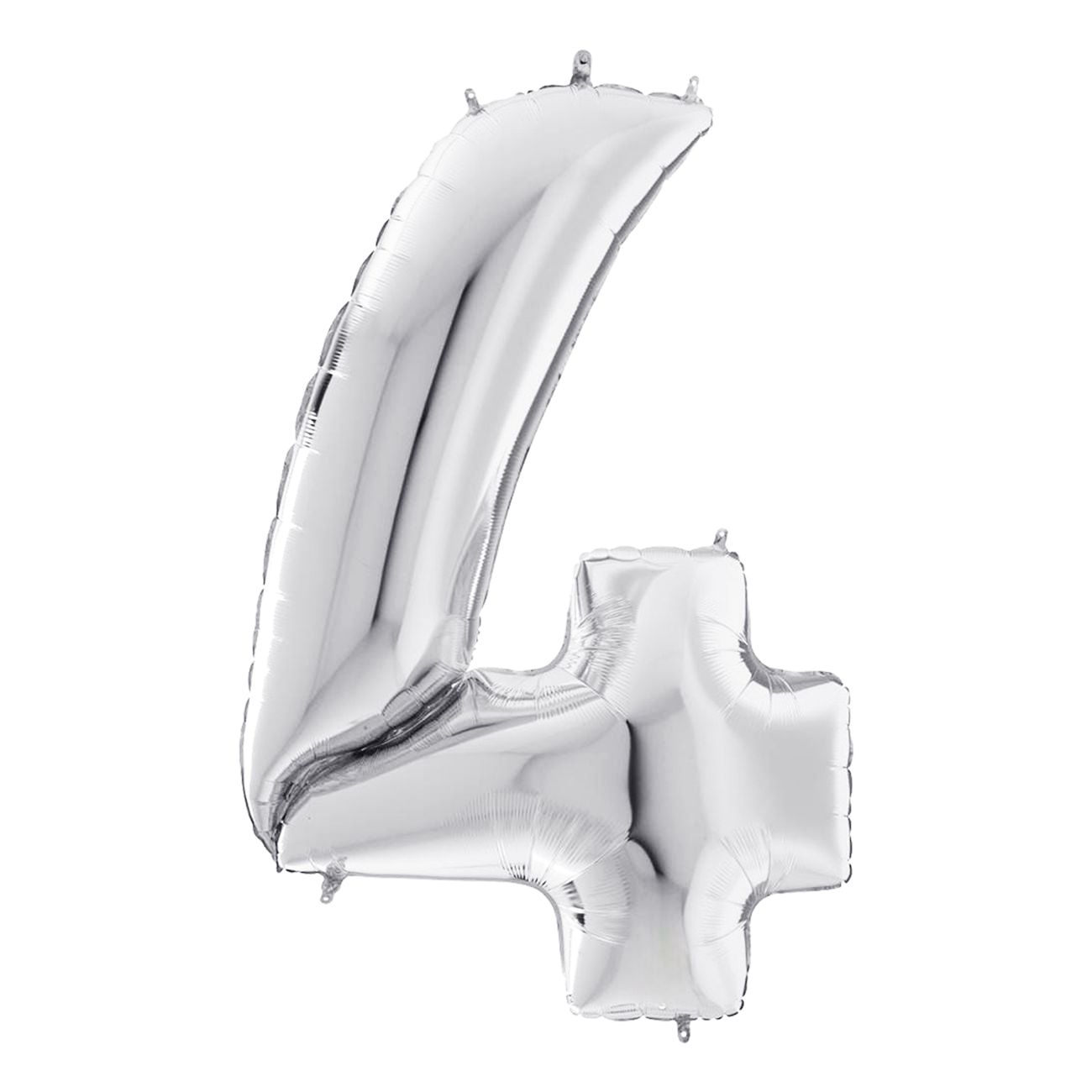 Talballon Sølv Gigantisk
