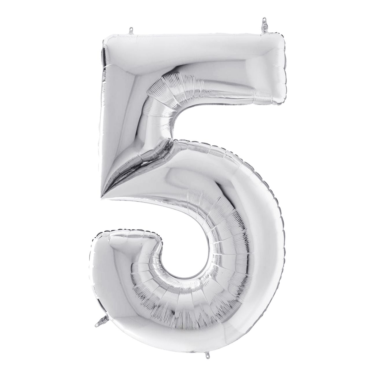 Talballon Sølv Gigantisk