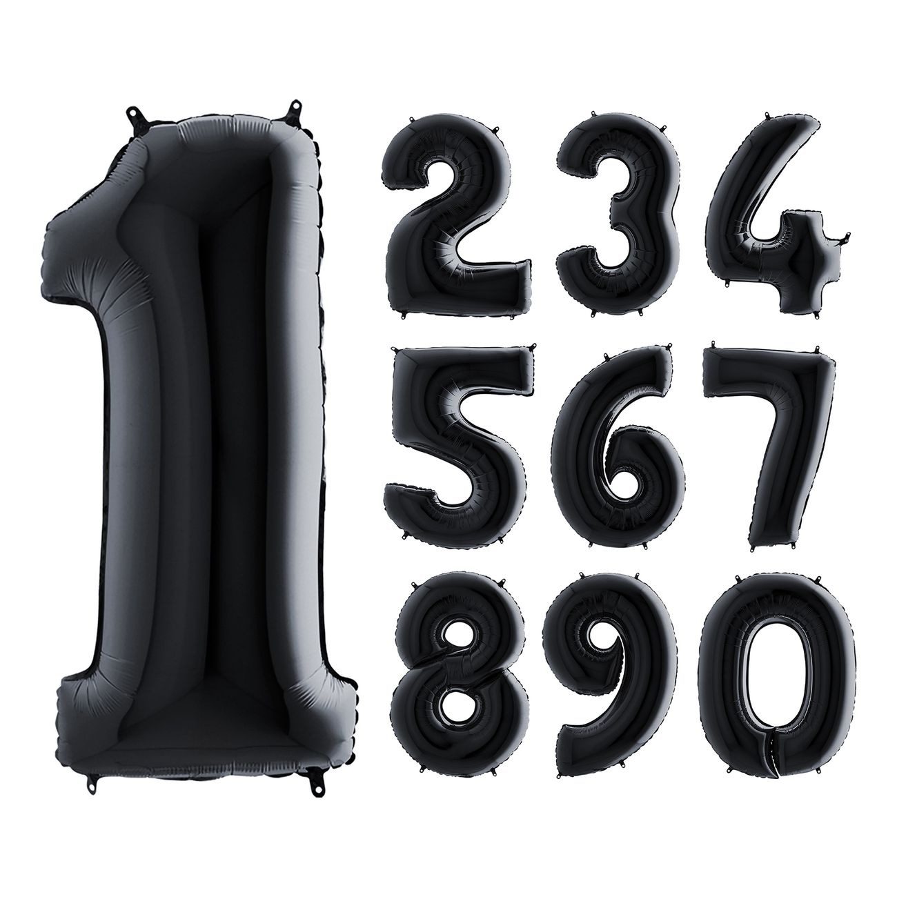 Numeroilmapallo Musta