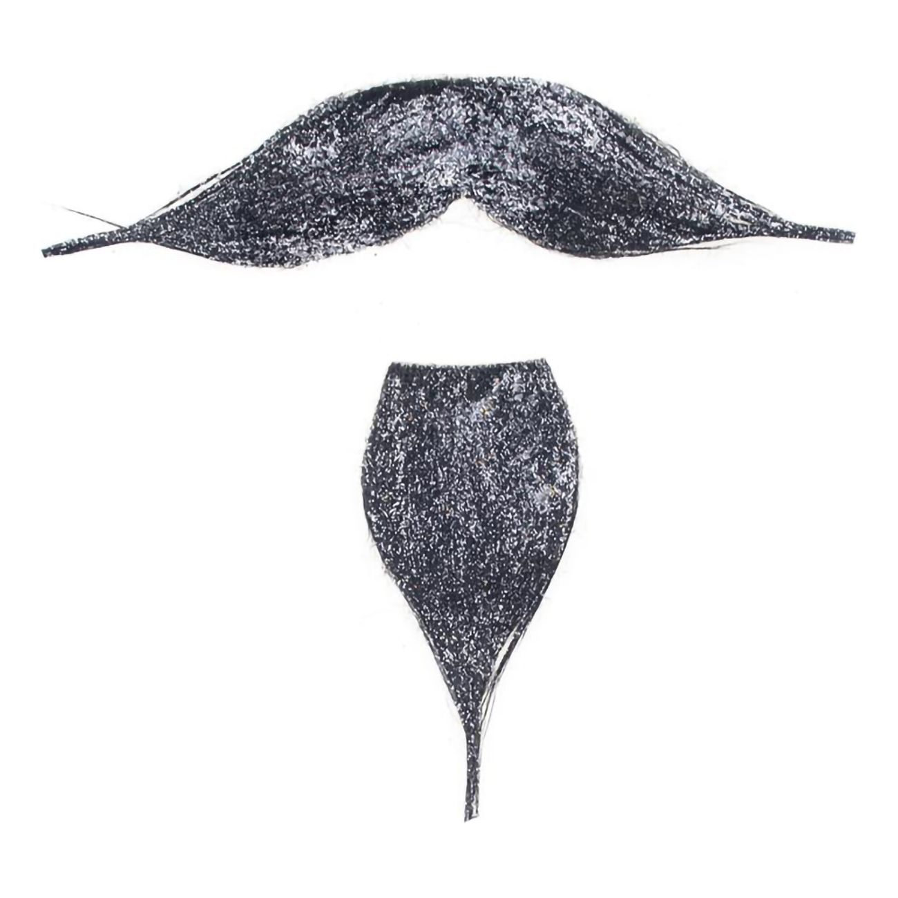 Skägg & Mustasch Silver