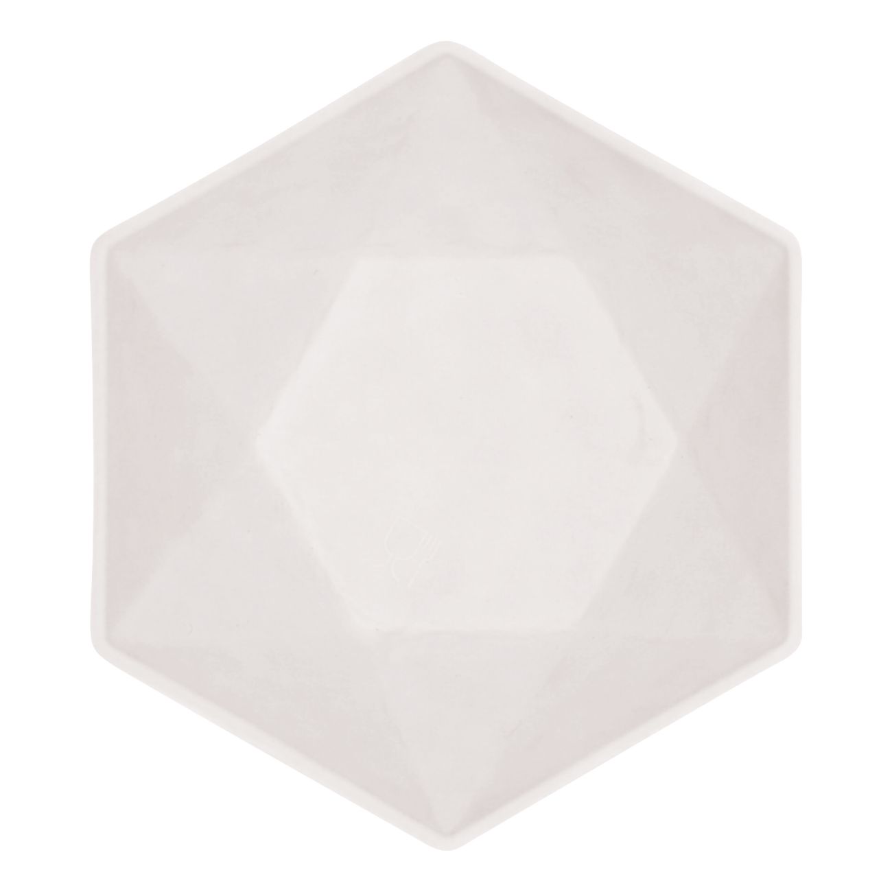 Skålar Hexagonala Vert Decor Vit