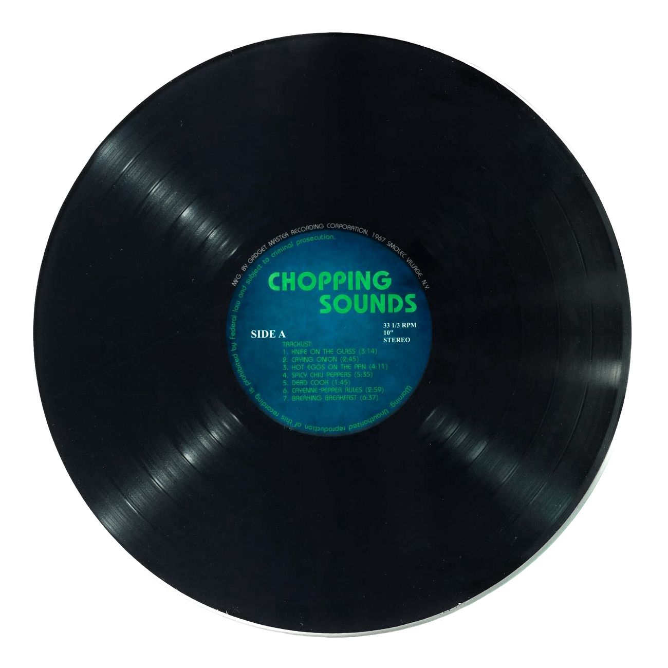 Skärbräda Vinylskiva