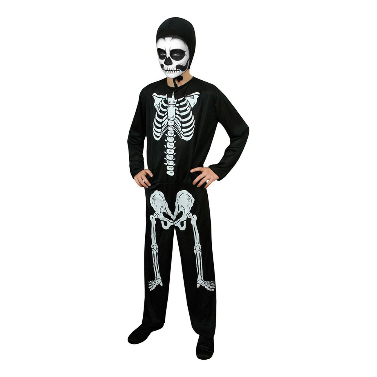 Skelett Barn Maskeraddräkt