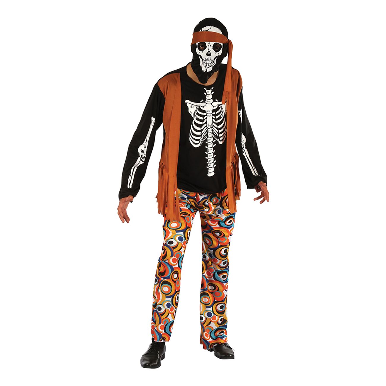 skelett-hippie-maskeraddrakt-1