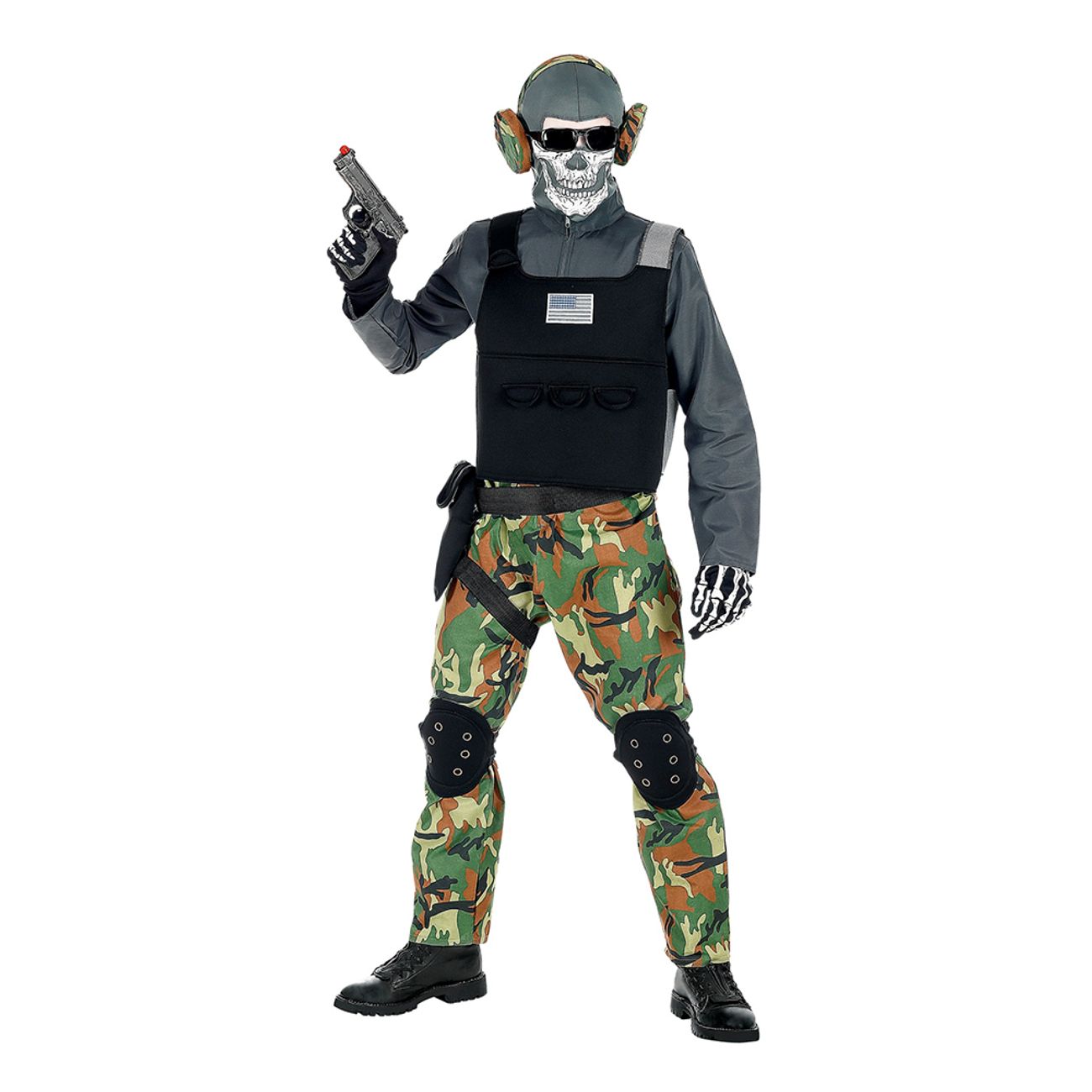 skelett-soldat-maskeraddrakt-1
