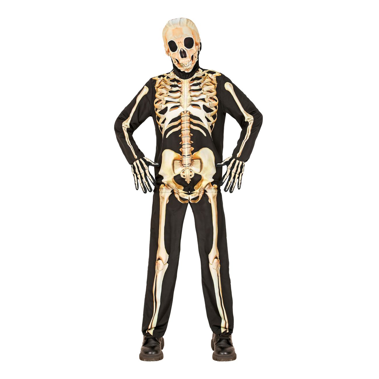Skelett Tracksuit Barn Maskeraddräkt