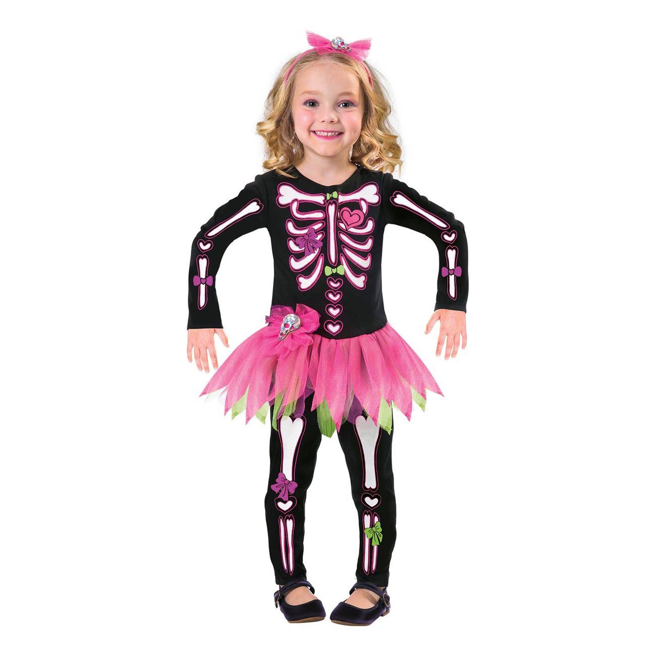 skelettklanning-rosa-barn-maskeraddrakt-89661-1