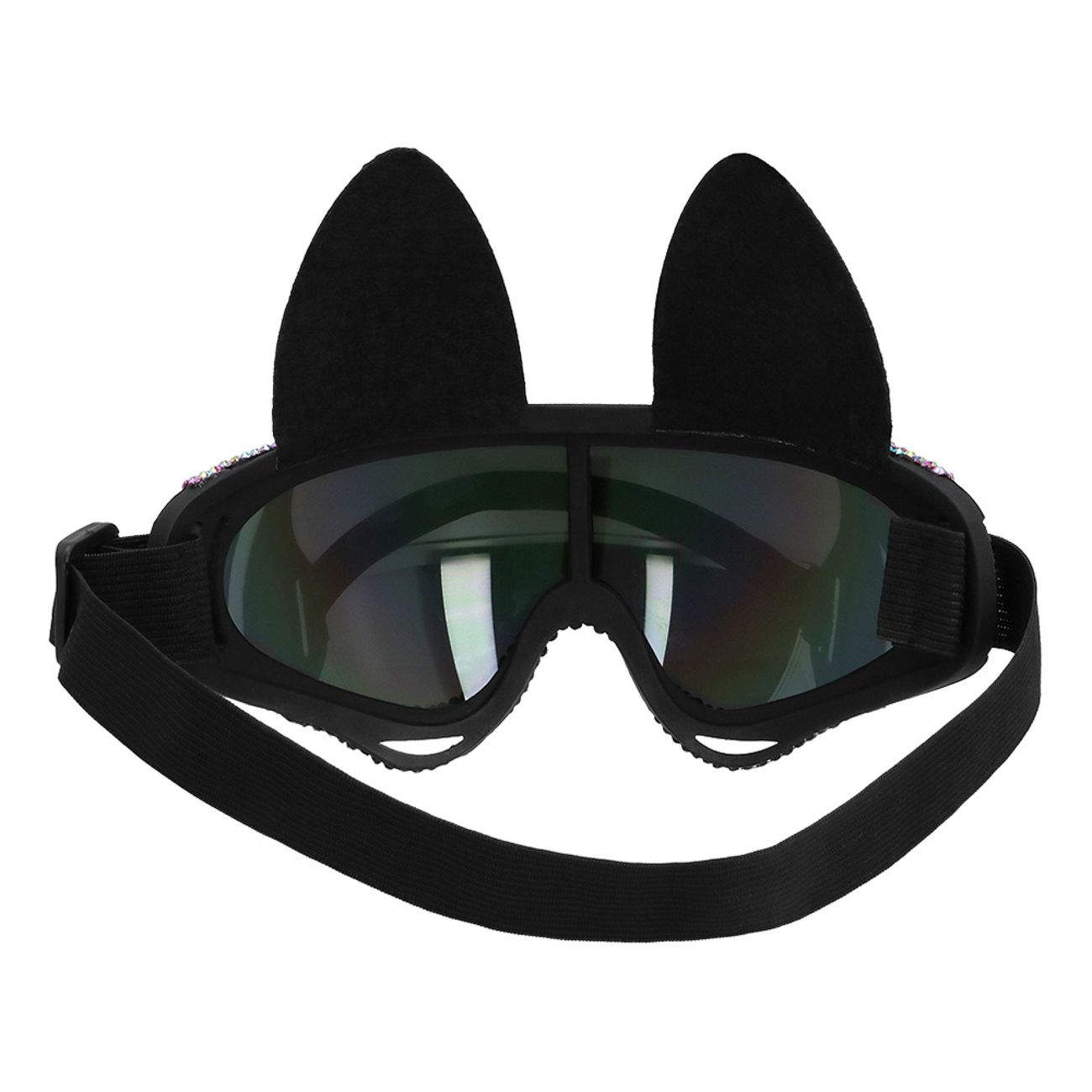 Skidglasögon Katt med Strass Rosa