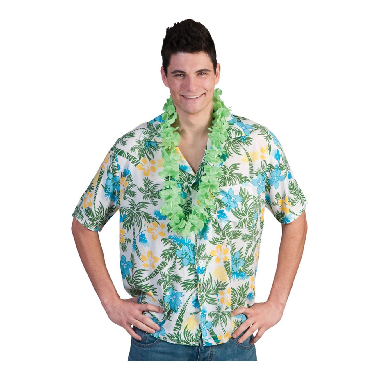 Høre fra vogn jeg er træt 80'er-Skjorte Hawaii | Partykungen