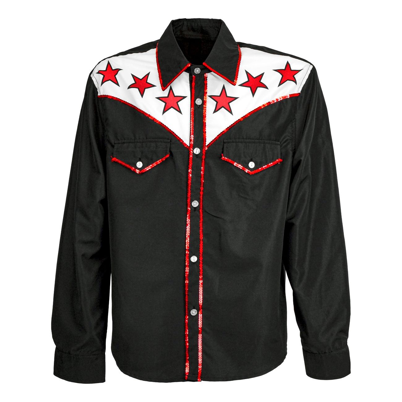 Skjorta Rodeo Cowboy Svart