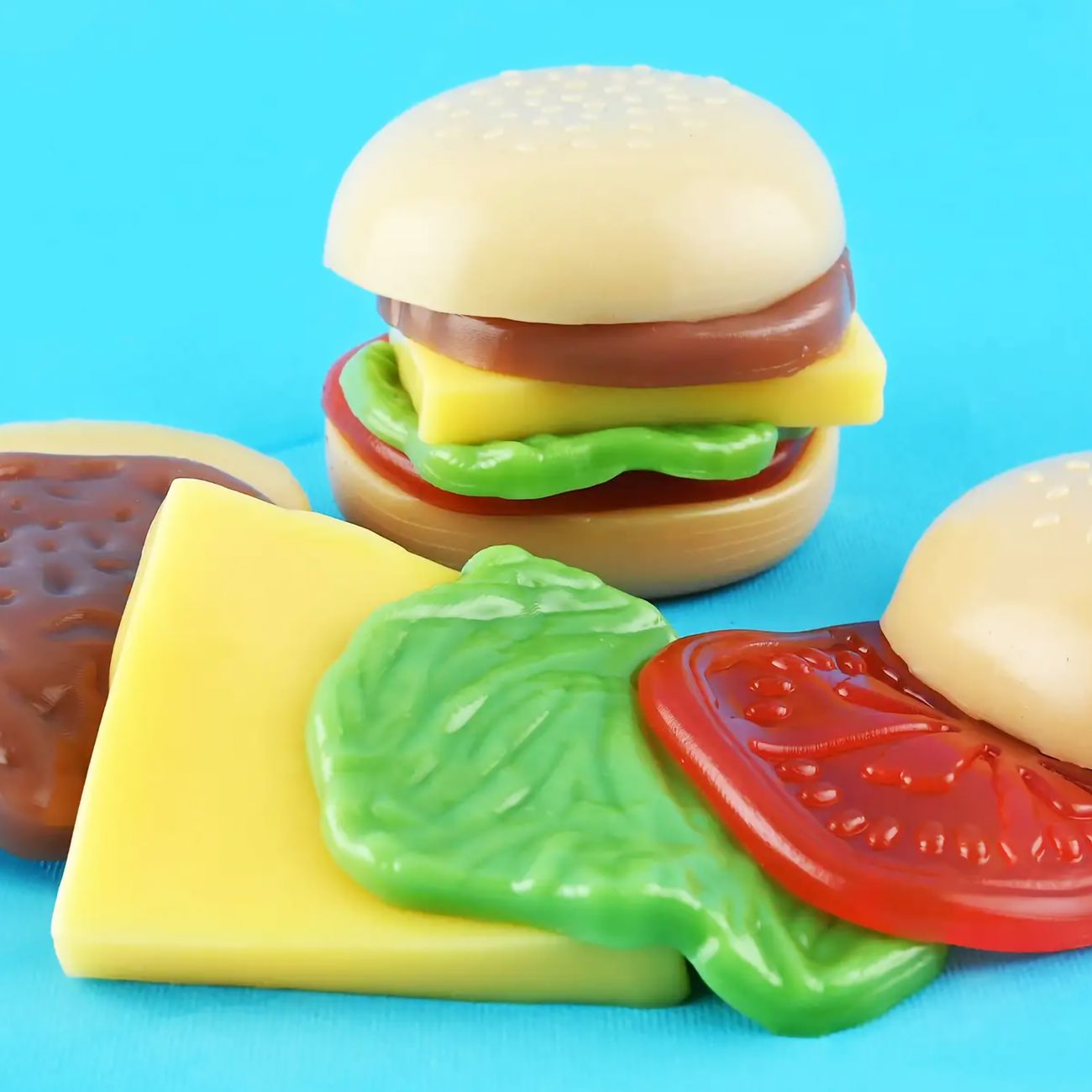 Smoosh Squishy Hamburgare