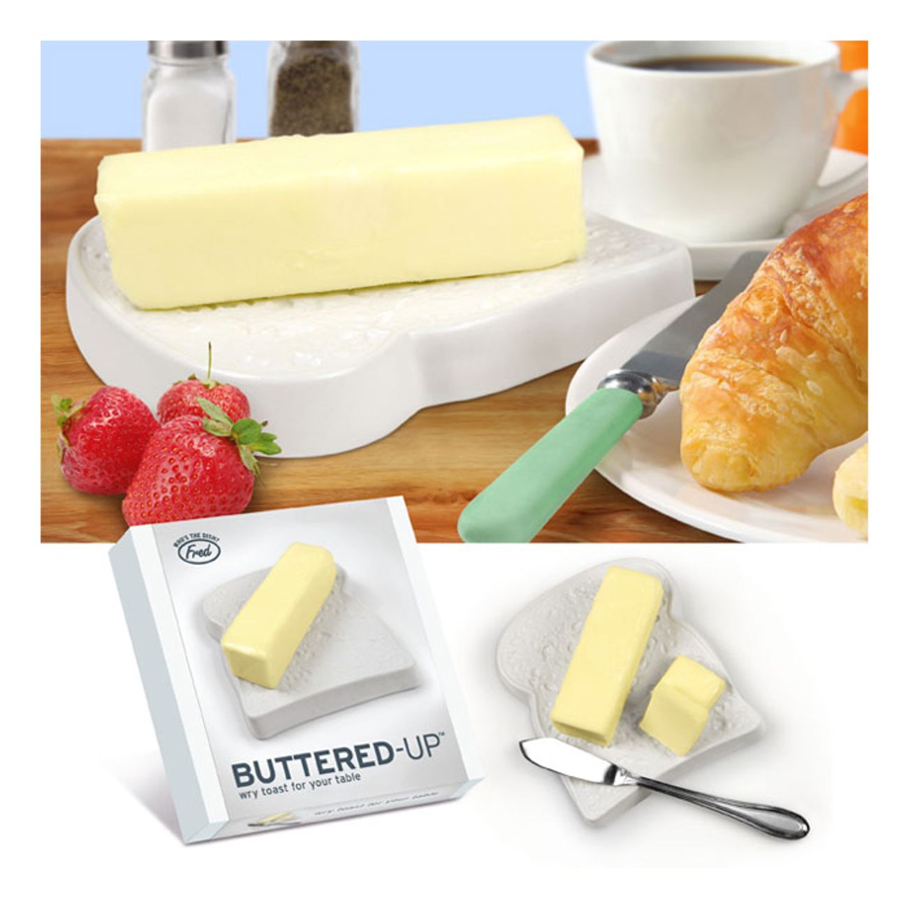 Smörfat Rostatbröd