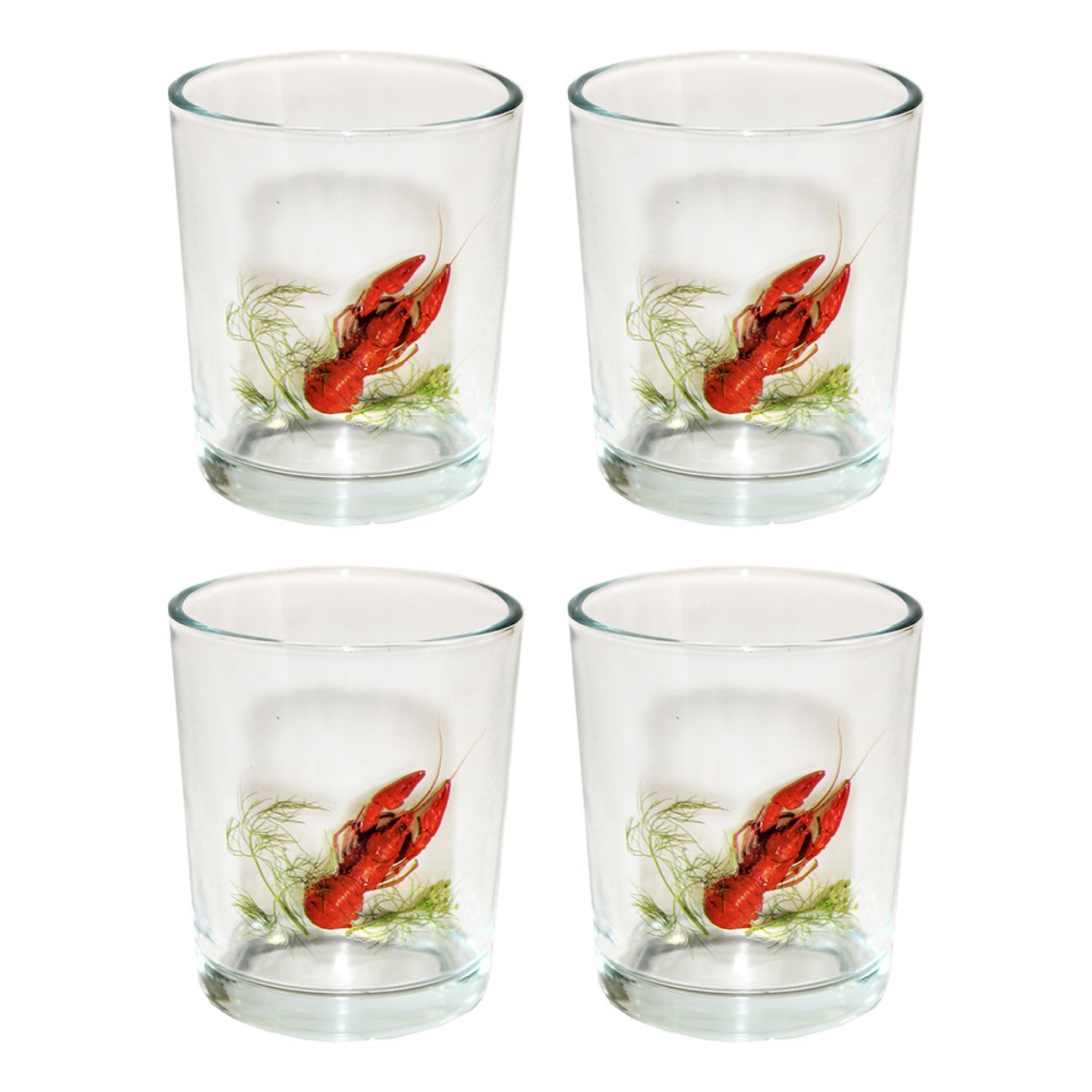 Snapsglas Kräftskiva