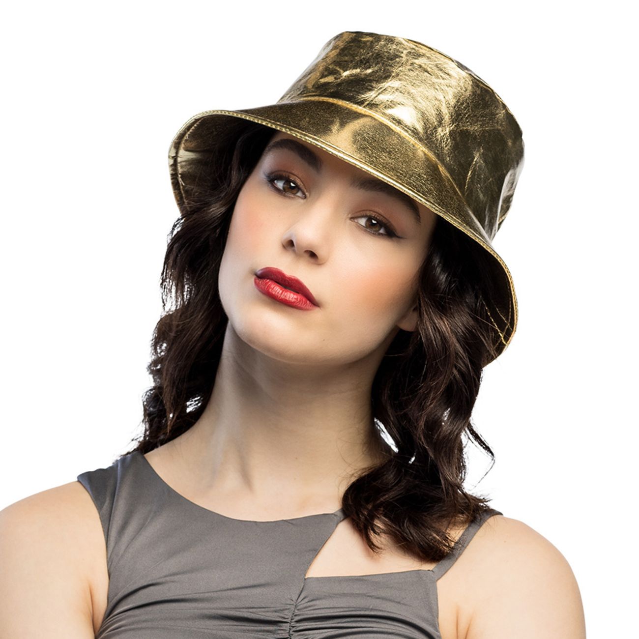 Solhatt Metallic Guld
