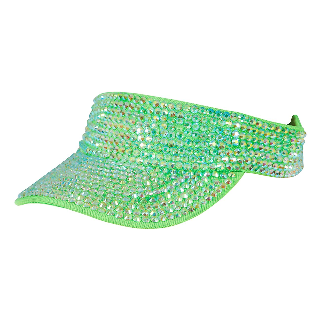 Solskärm med Strass Grön