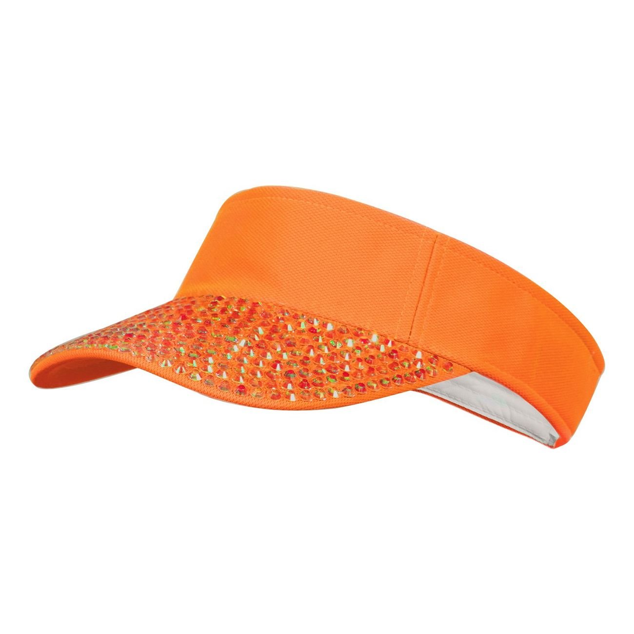 Solskjerm med Strass Neonoransje