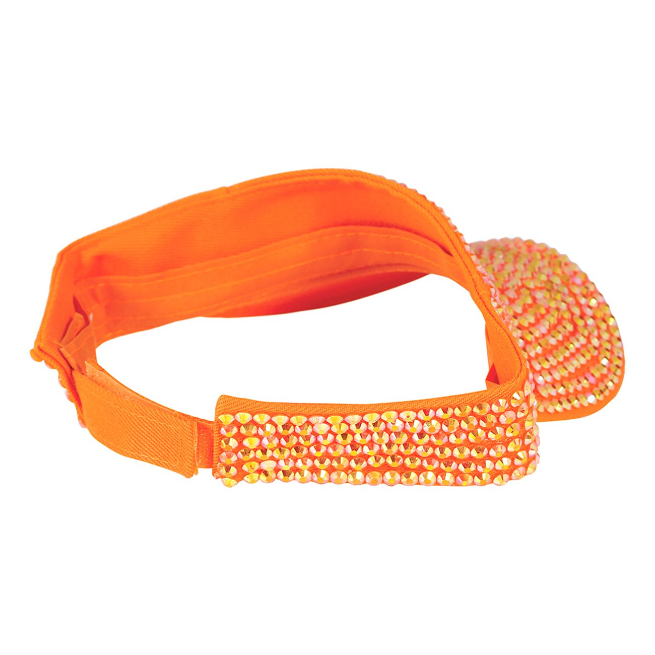 Solskärm med Strass Orange