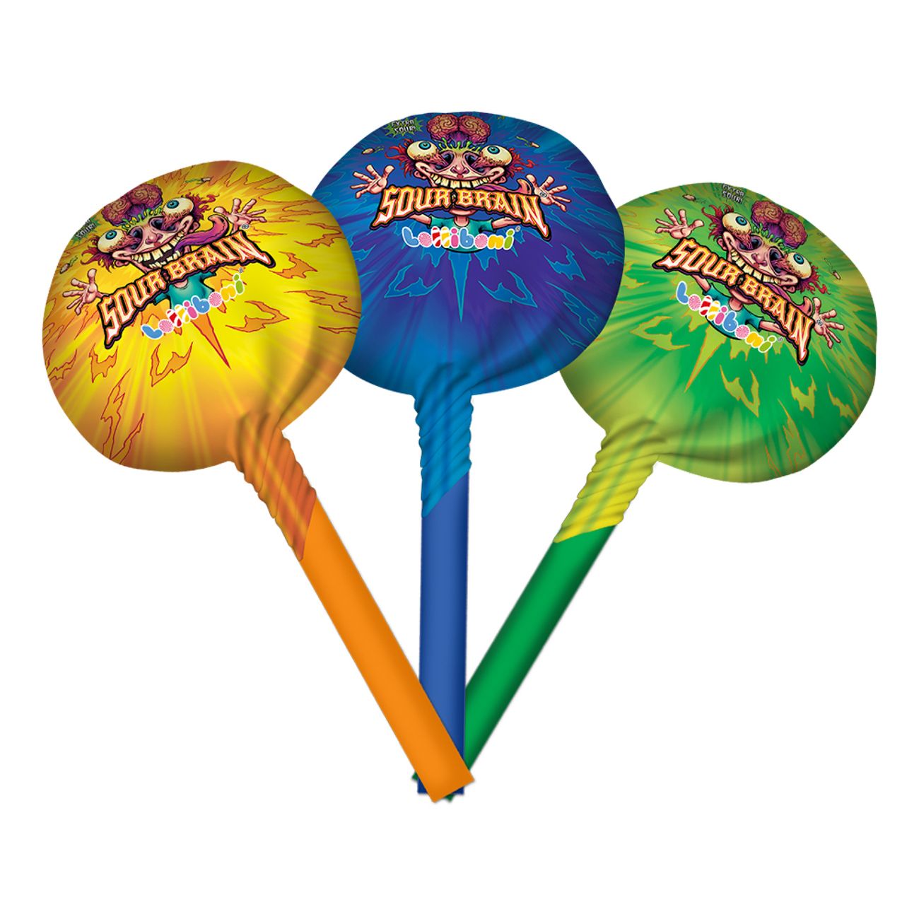 Sour Brain Giant Lollipop