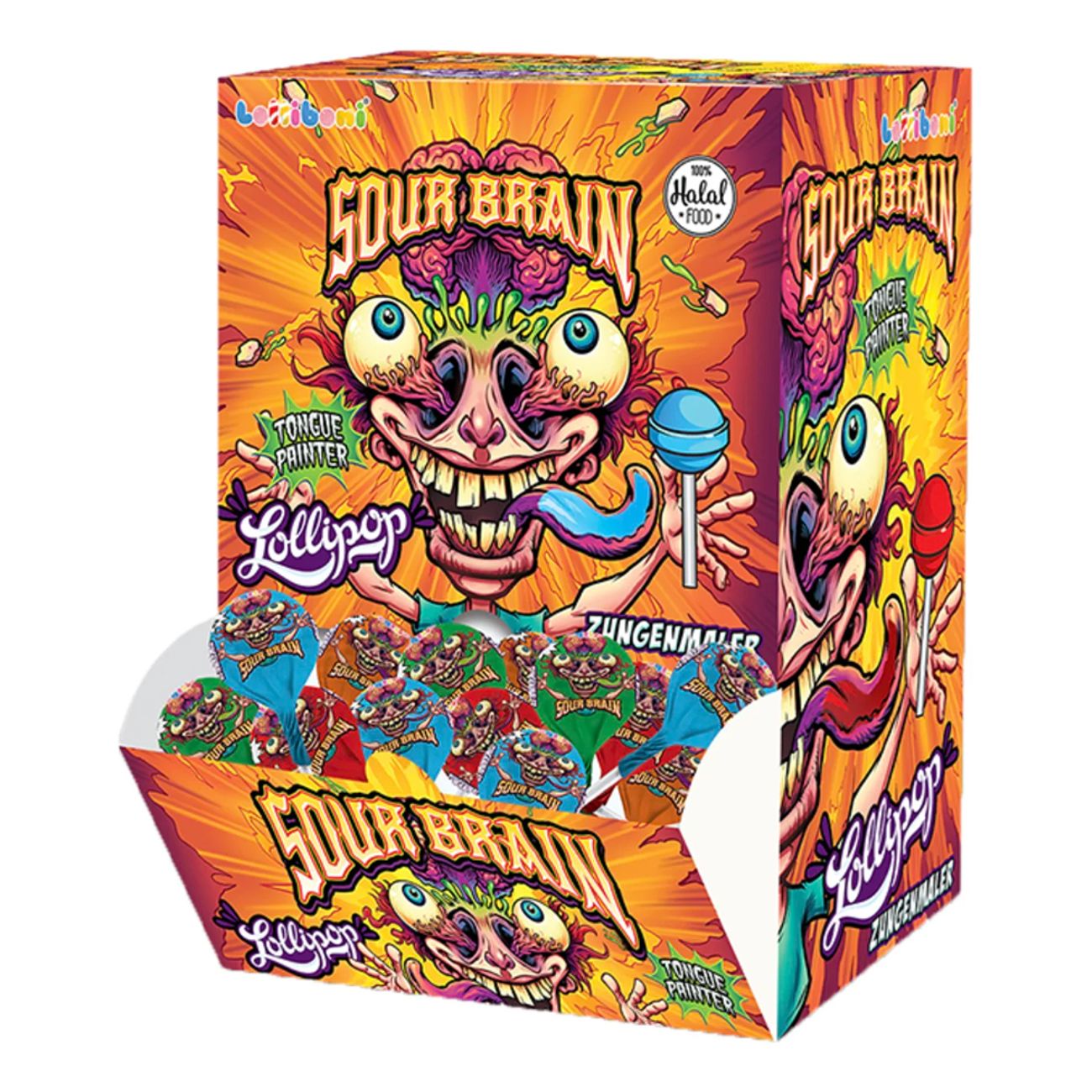 Sour Brain Lollipop Økonomipakke