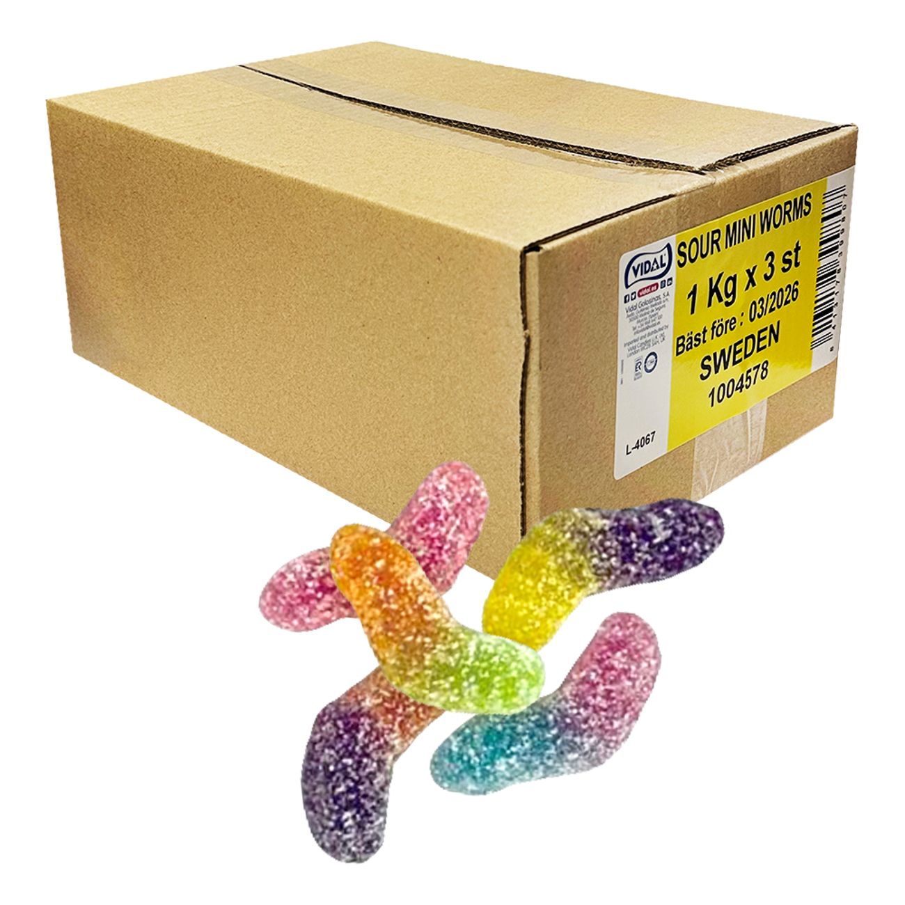 Sour Mini Worms Storpack