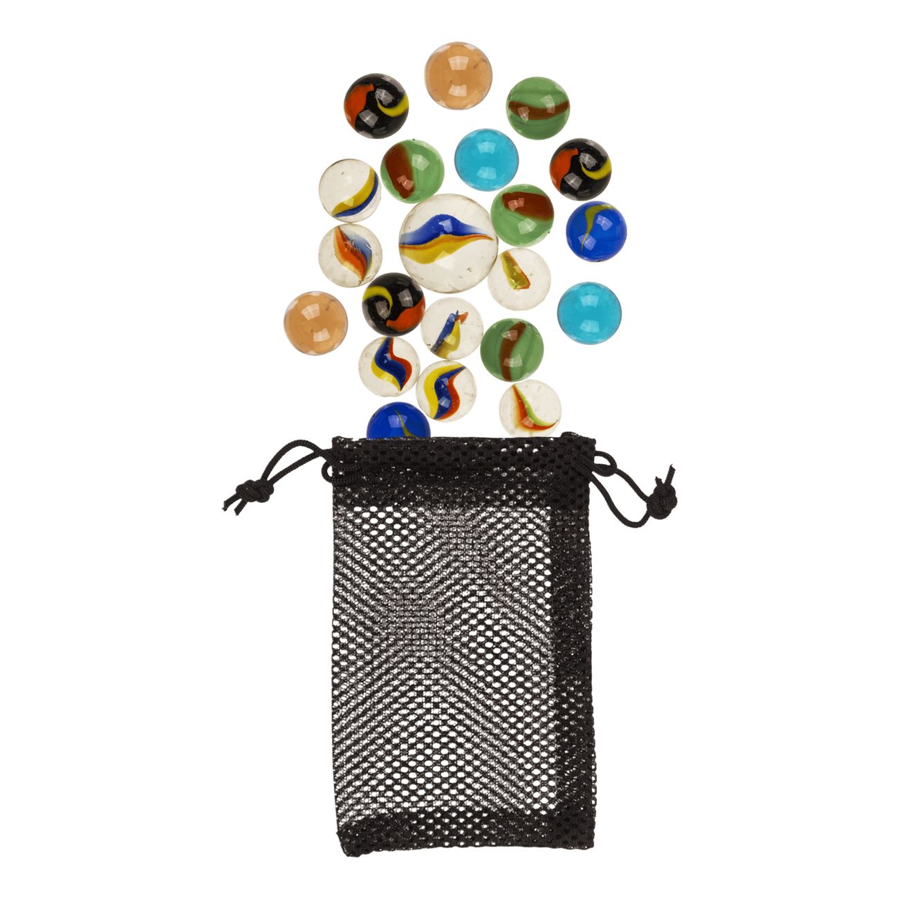 Spelkulor i Nätpåse