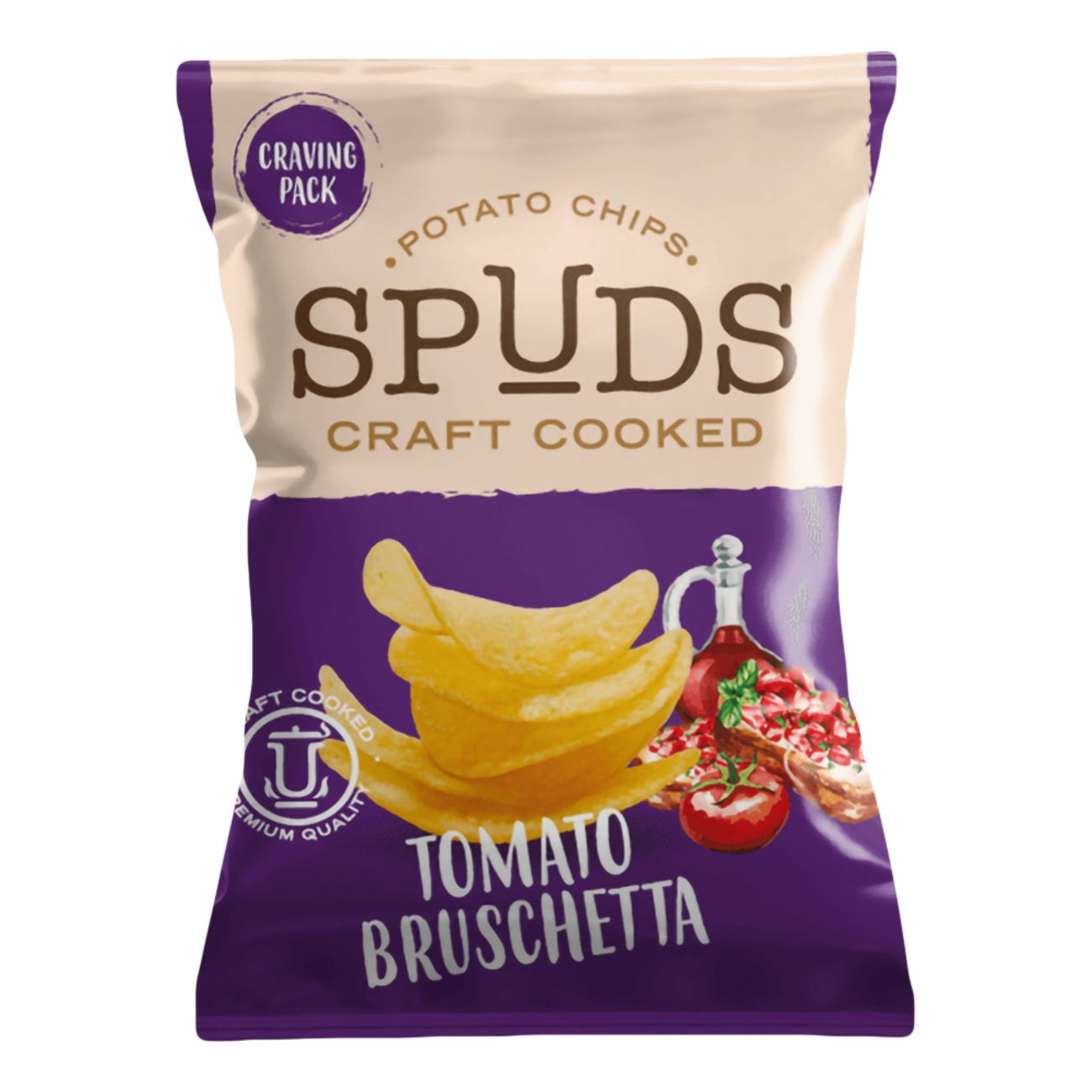 Spuds Craft Cooked Tomato & Bruschetta