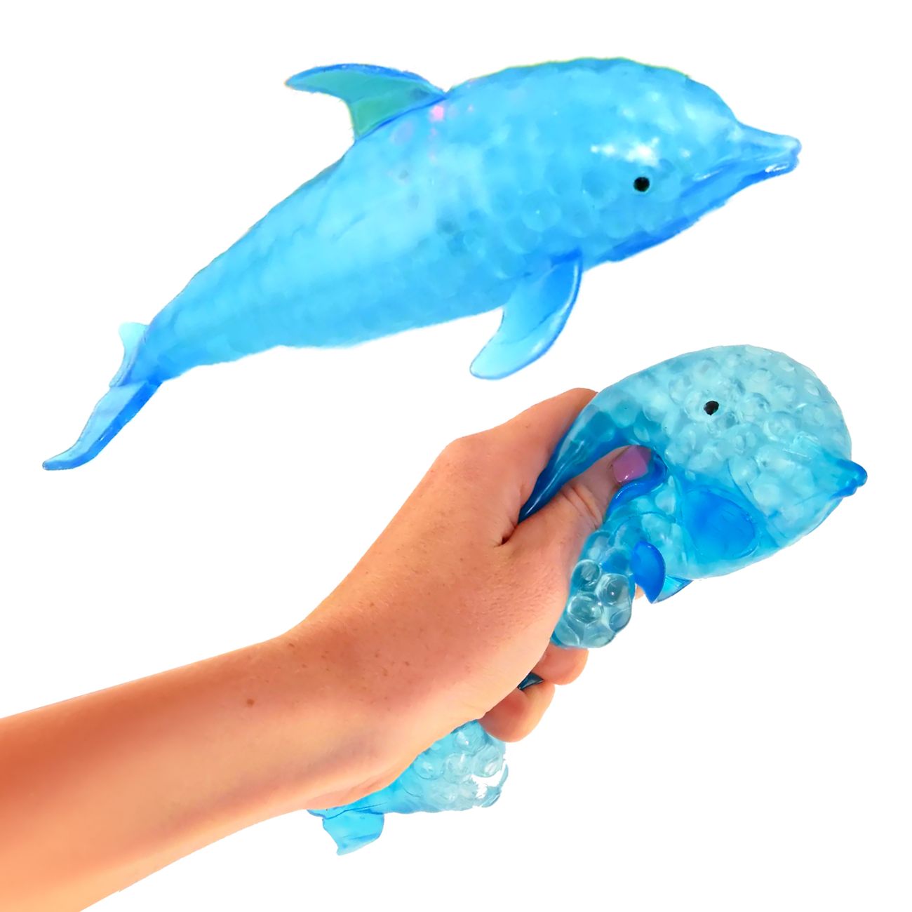 Squeeze Delfin/Haj med Belysning