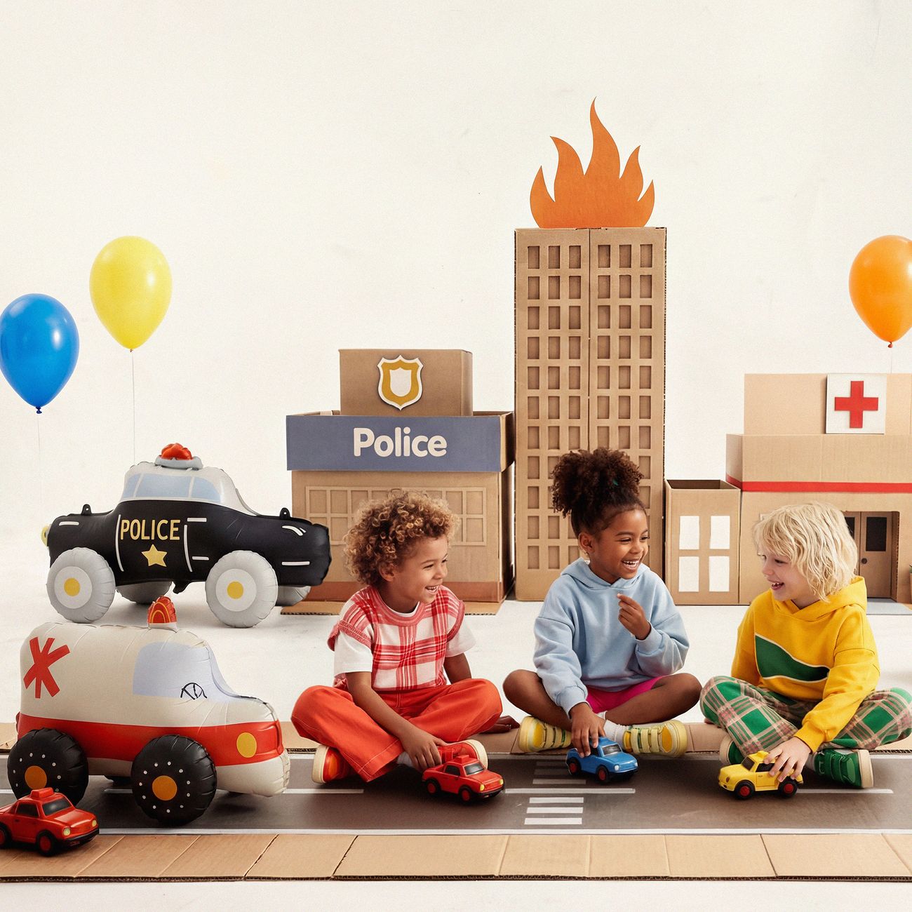 Stående Folieballong Ambulans