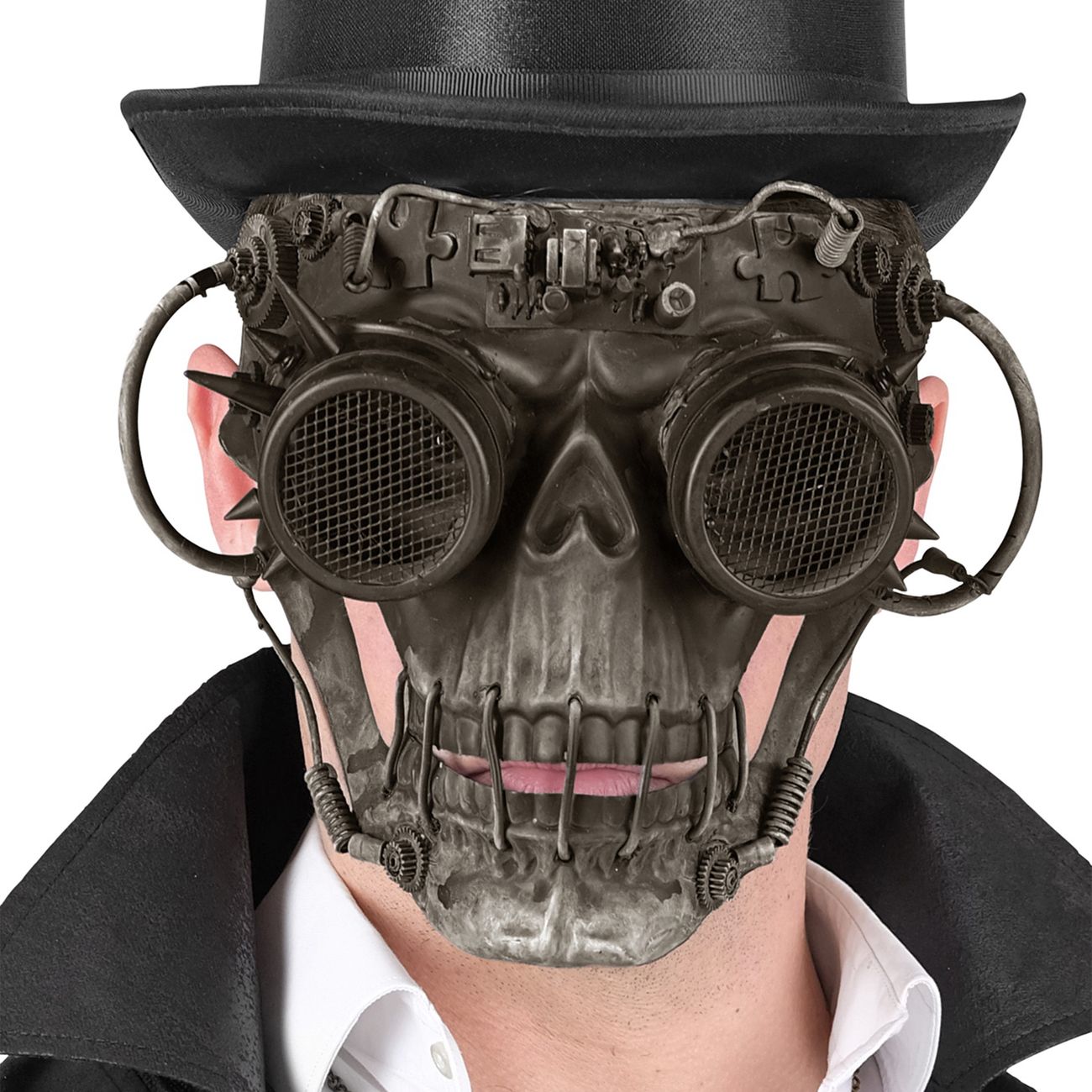 Steampunk Skelett Mask
