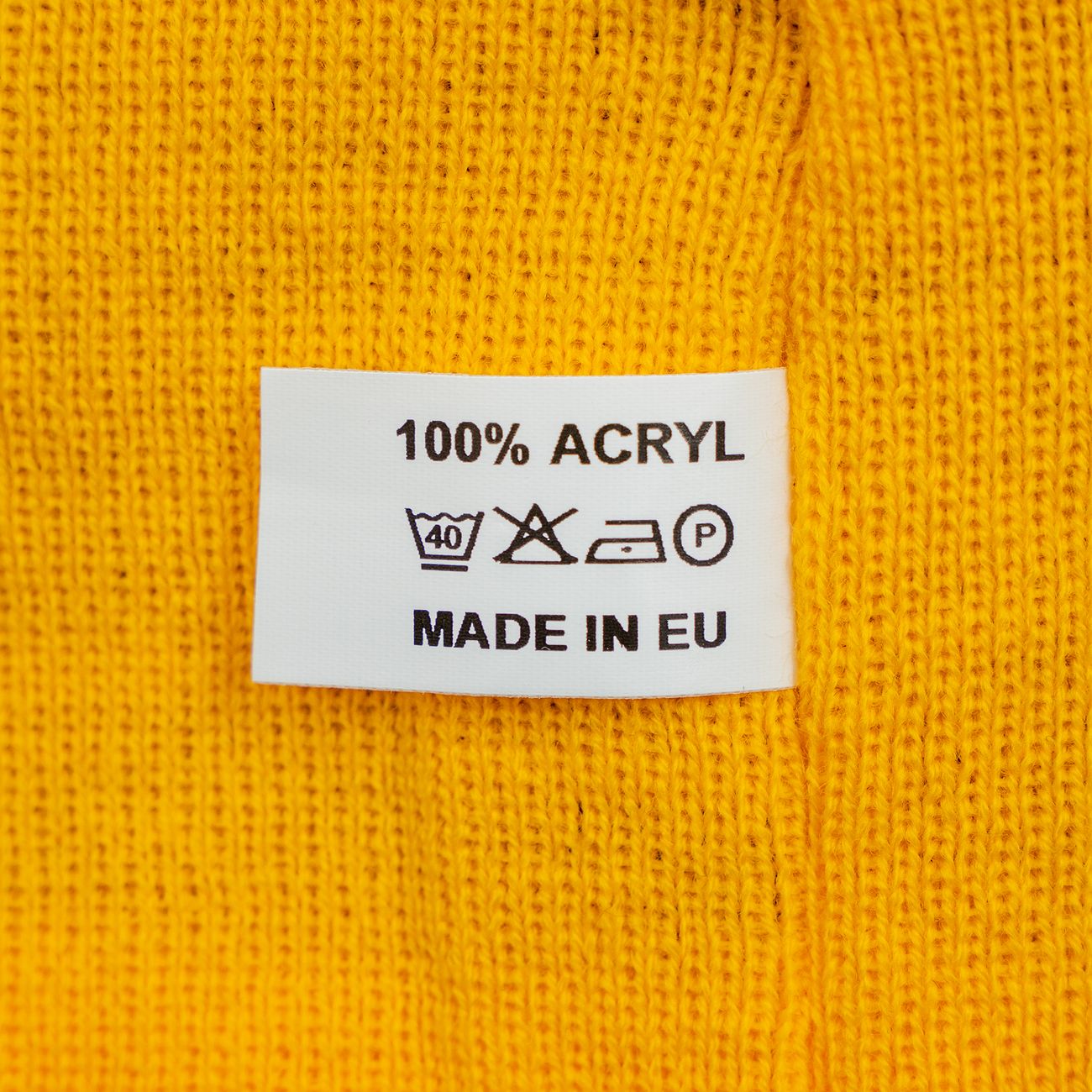 Stickan Mössa Gul/Brun