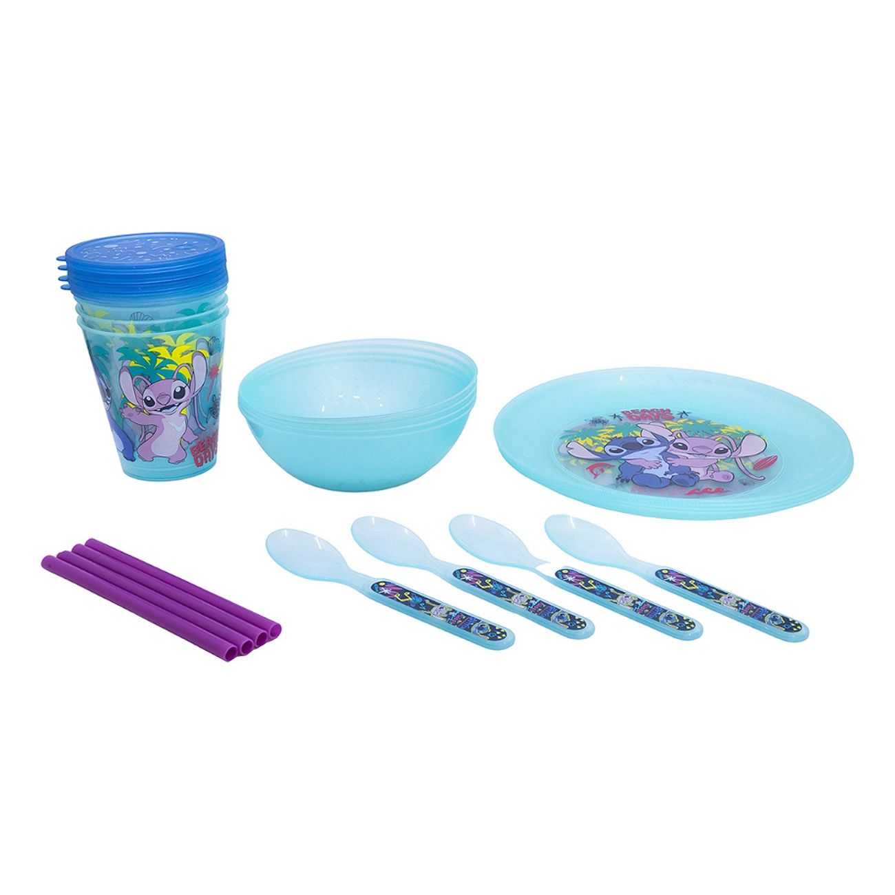 Stitch Barnservis Set