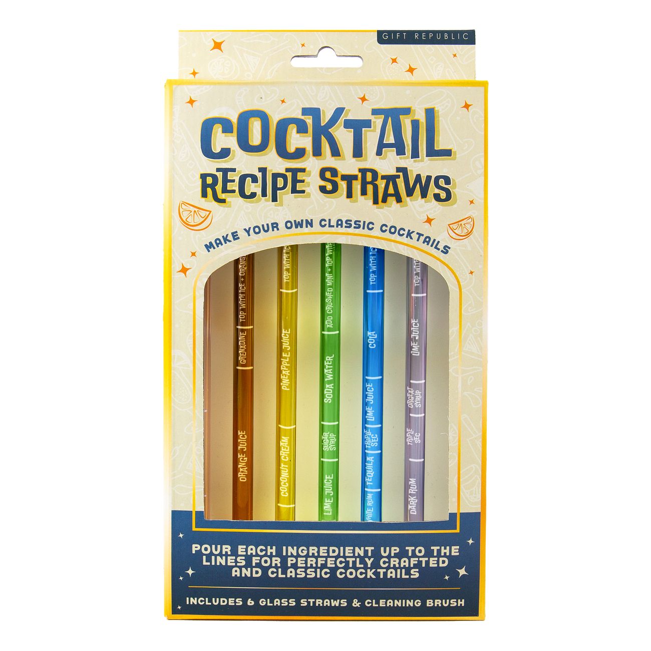 Sugrör i Glas med Drinkrecept