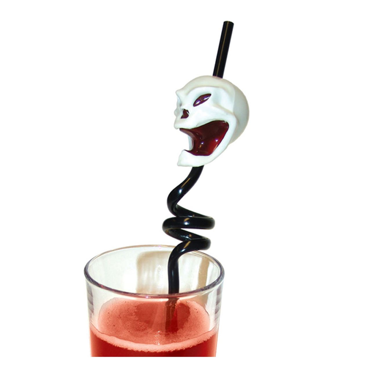 Sugrör Skrikande Dödskalle