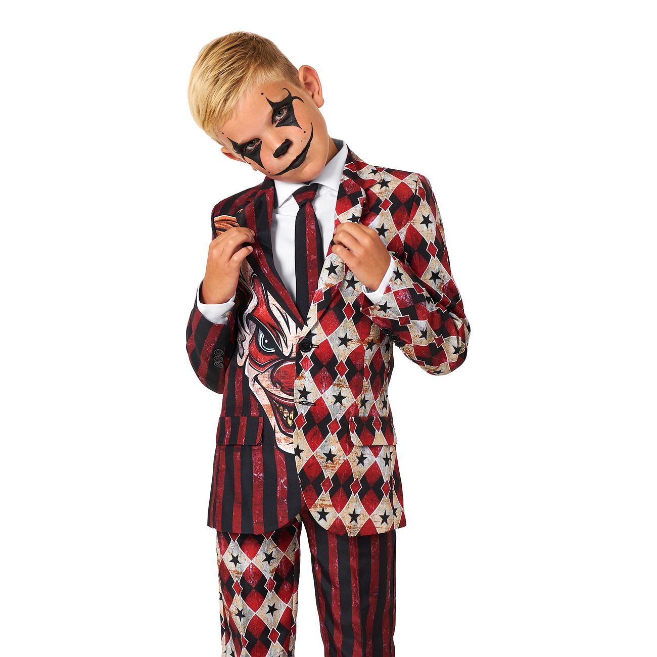Suitmeister Boys Scary Klovn Jakkesæt