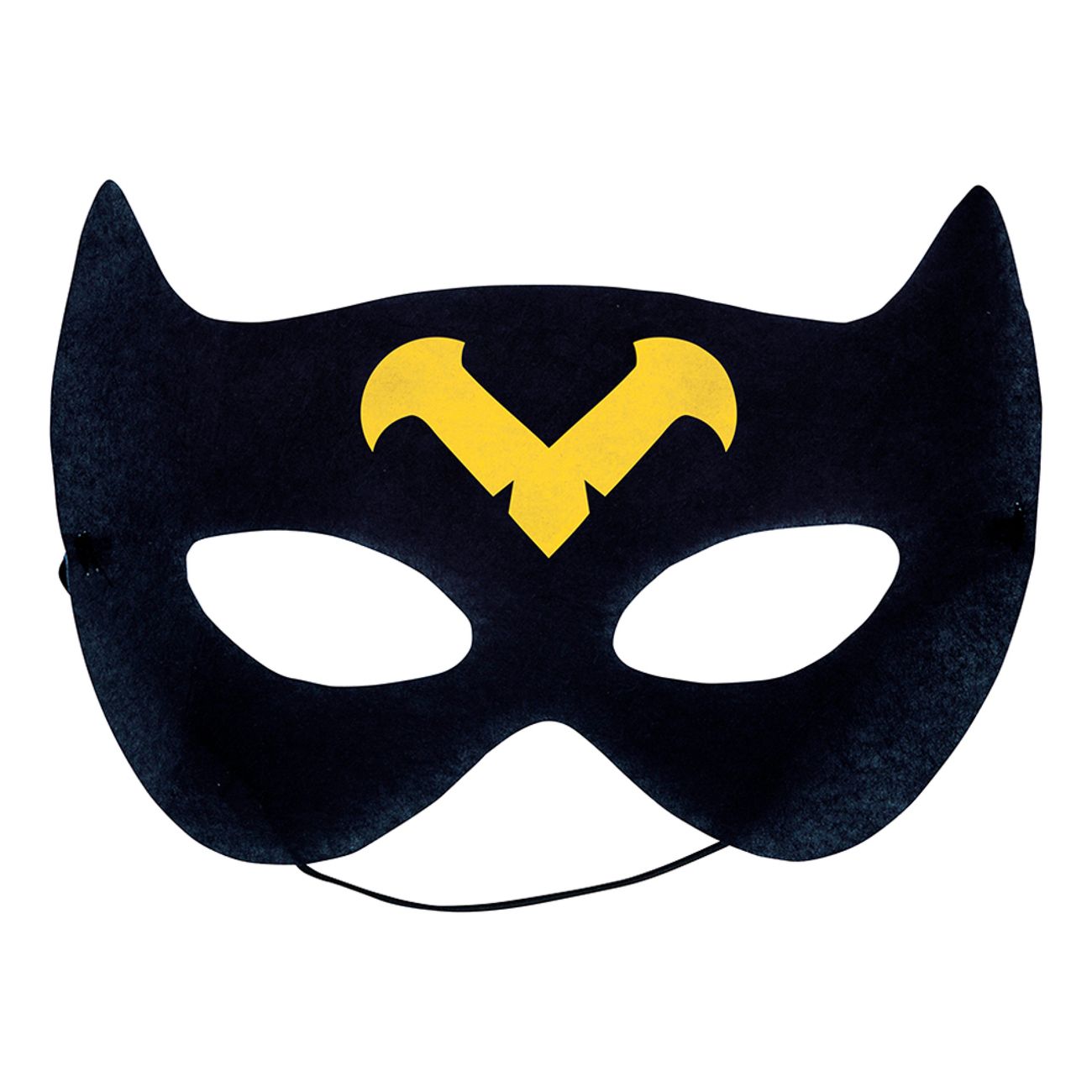 Superhelt Sort Kappe med Maske til Børn