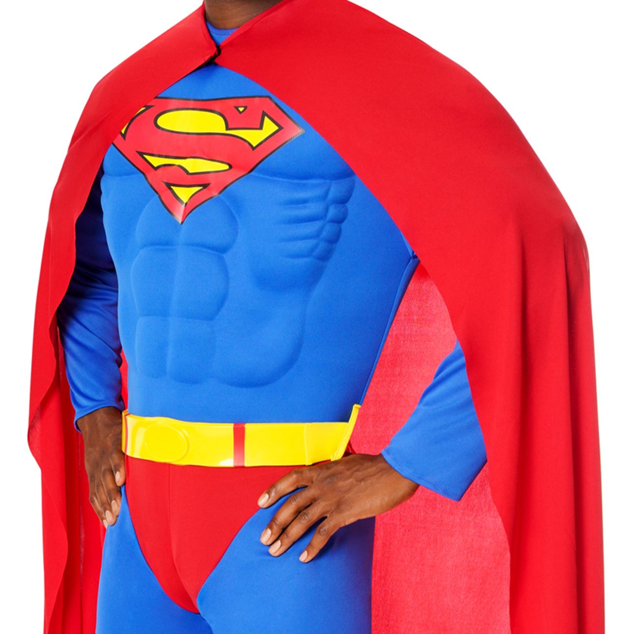 Superman Deluxe med Muskler Maskeraddräkt
