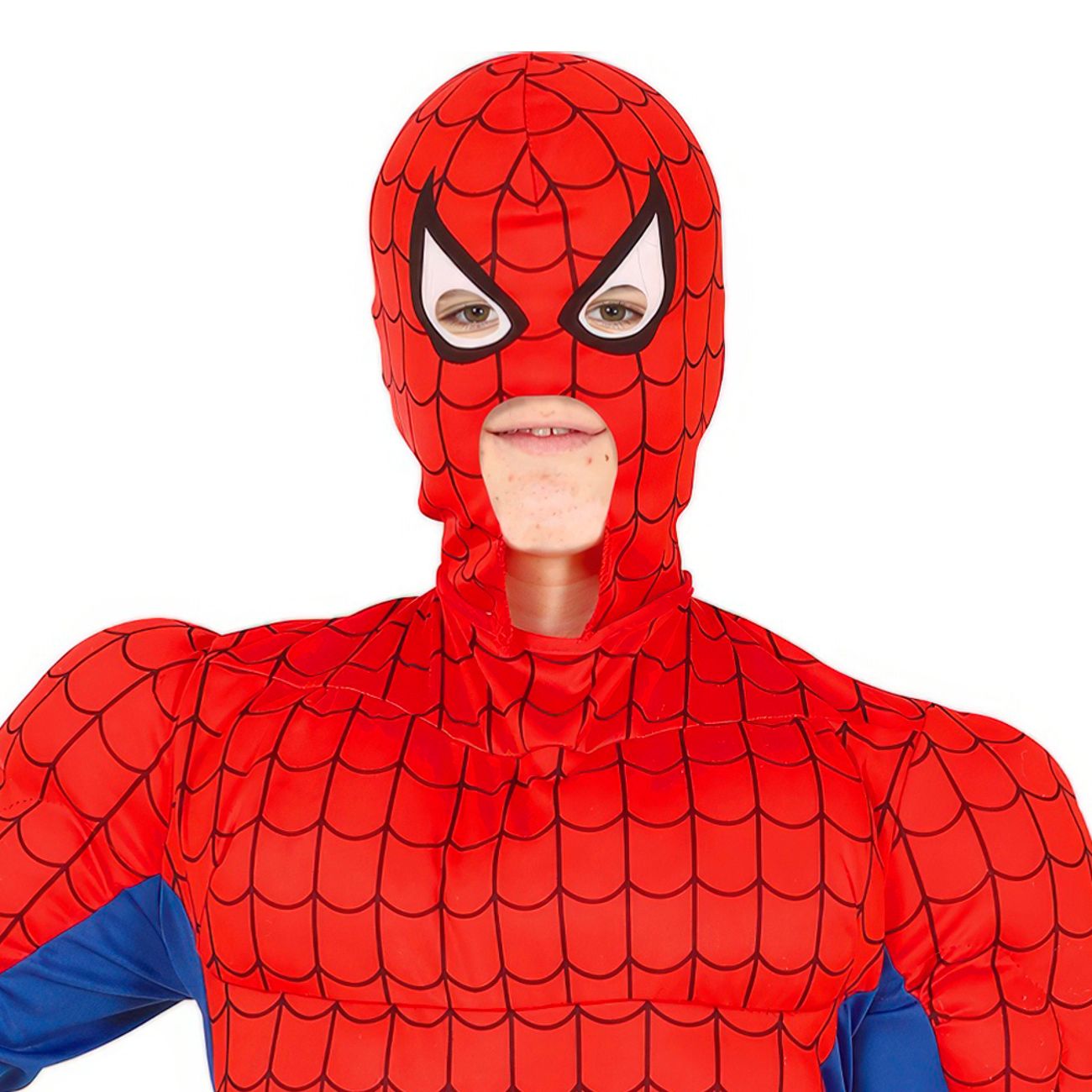 Superspindel med Muskler Teen Maskeraddräkt