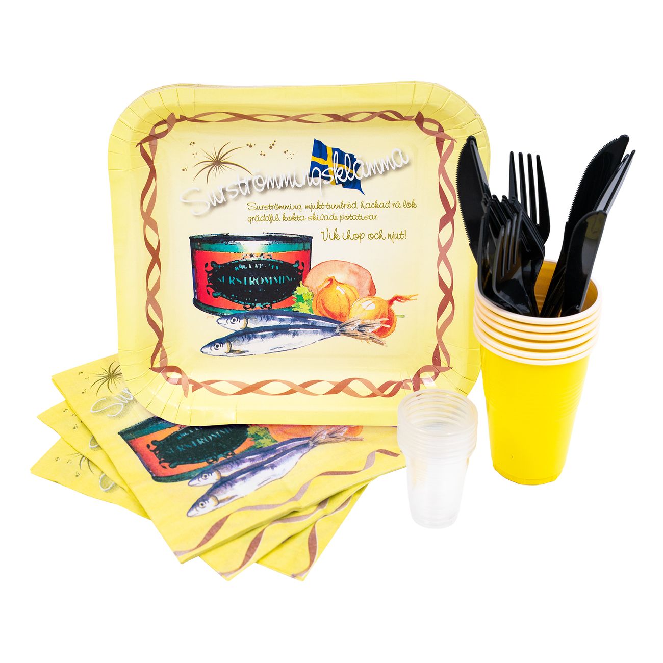 Party Pack Surströmming Borddækningssæt