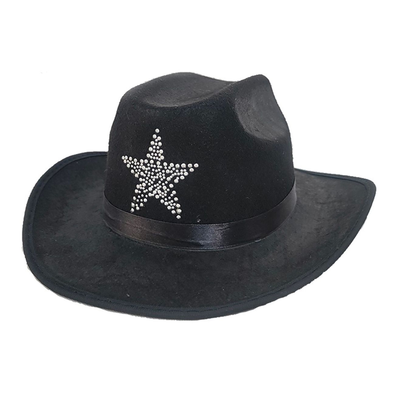 svart-cowboyhatt-med-sheriffstjarna-88979-1