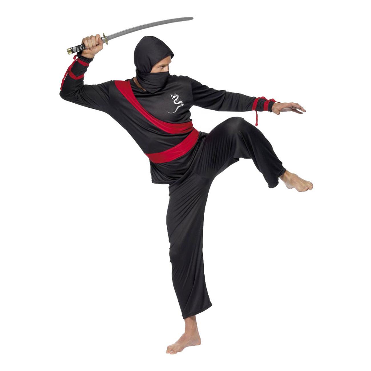 svart-ninja-maskeraddrakt-1